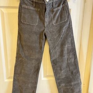 Gray Corduroy Pants